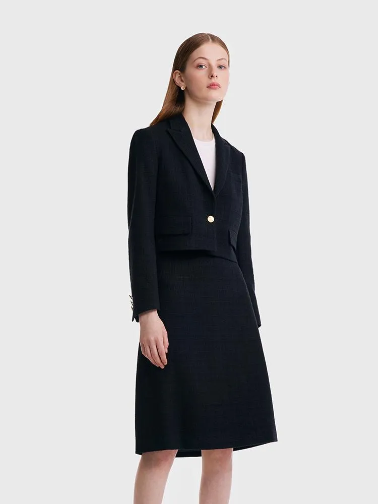 Short Blazer And A-line Women Skirt Two-Piece Suit sold by Goelia product image thumbnail 4