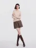 Seamless Hooded Wool Sweater sold by Goelia