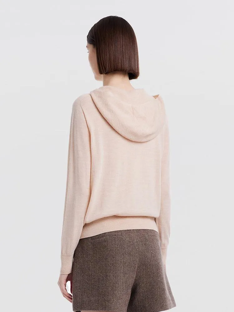 Seamless Hooded Wool Sweater sold by Goelia product image thumbnail 5
