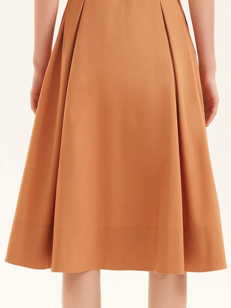 V-Neck Fitted Waist Mid-Calf Maxi Dress sold by Goelia product image thumbnail 4