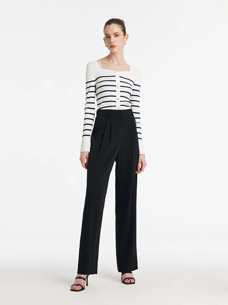 High-Waisted Straight Women Pants sold by Goelia product image thumbnail 2