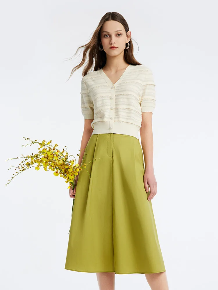 Tencel Woolen Knit Top And Half Women Skirt Two-Piece Set sold by Goelia product image thumbnail 3