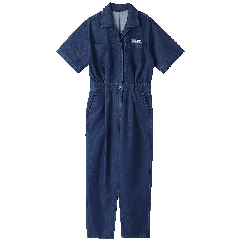 Denim Full Length Jumpsuit sold by Goelia product image thumbnail 5