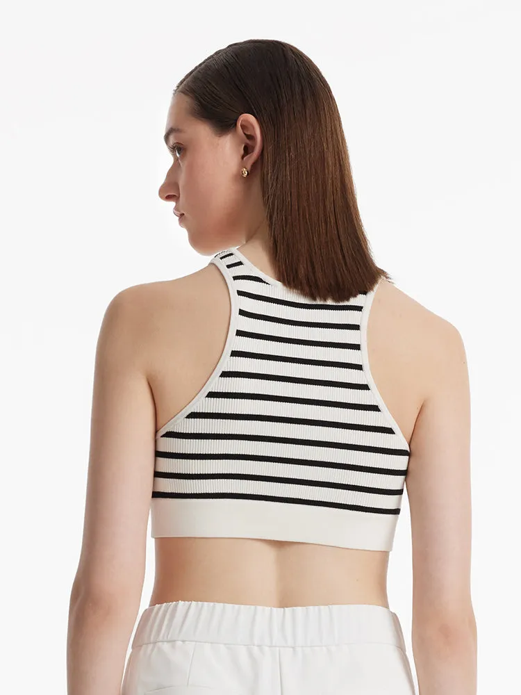 Striped Women Crop Tank Top sold by Goelia product image thumbnail 4