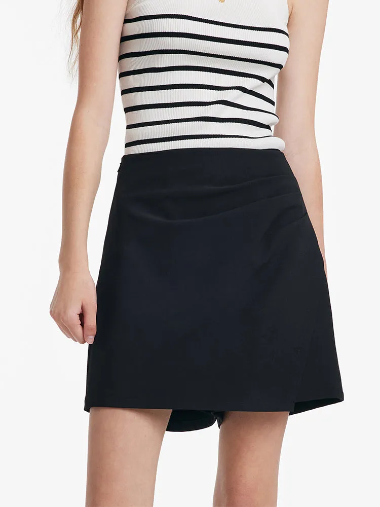 Asymmetric Ruched A-Line Skort sold by Goelia product image thumbnail 3