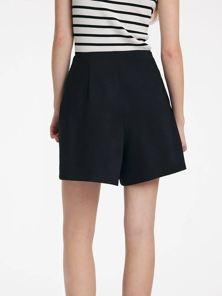 Asymmetric Ruched A-Line Skort sold by Goelia product image thumbnail 4