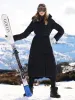 Hooded Gathered Waist Long Goose Down Garment With Belt sold by Goelia