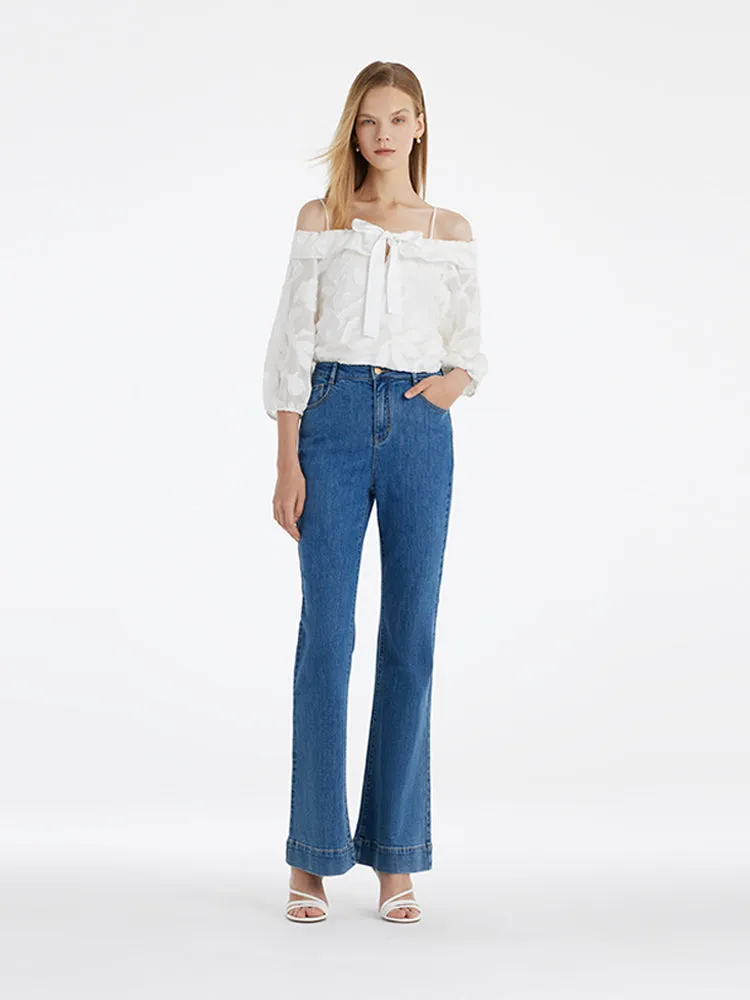 8.5 Momme Mulberry Silk Off Shoulder Women Blouse sold by Goelia product image thumbnail 3