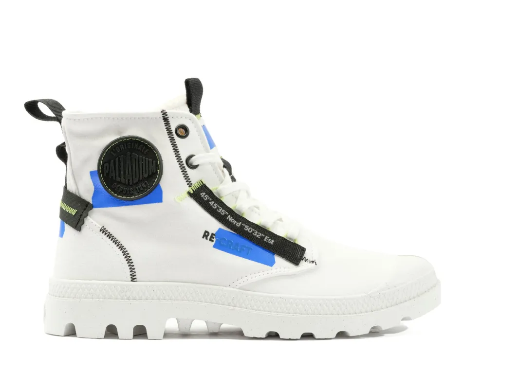 77220-904-M | PAMPA HI RE-CRAFT | STAR WHITE/BLUE sold by Palladium Boots