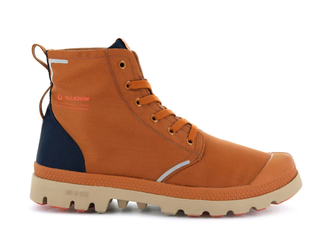 76656-261-M | PAMPA LITE+ RECYCLE WP+ | TAN/MOOD INDIGO sold by Palladium Boots