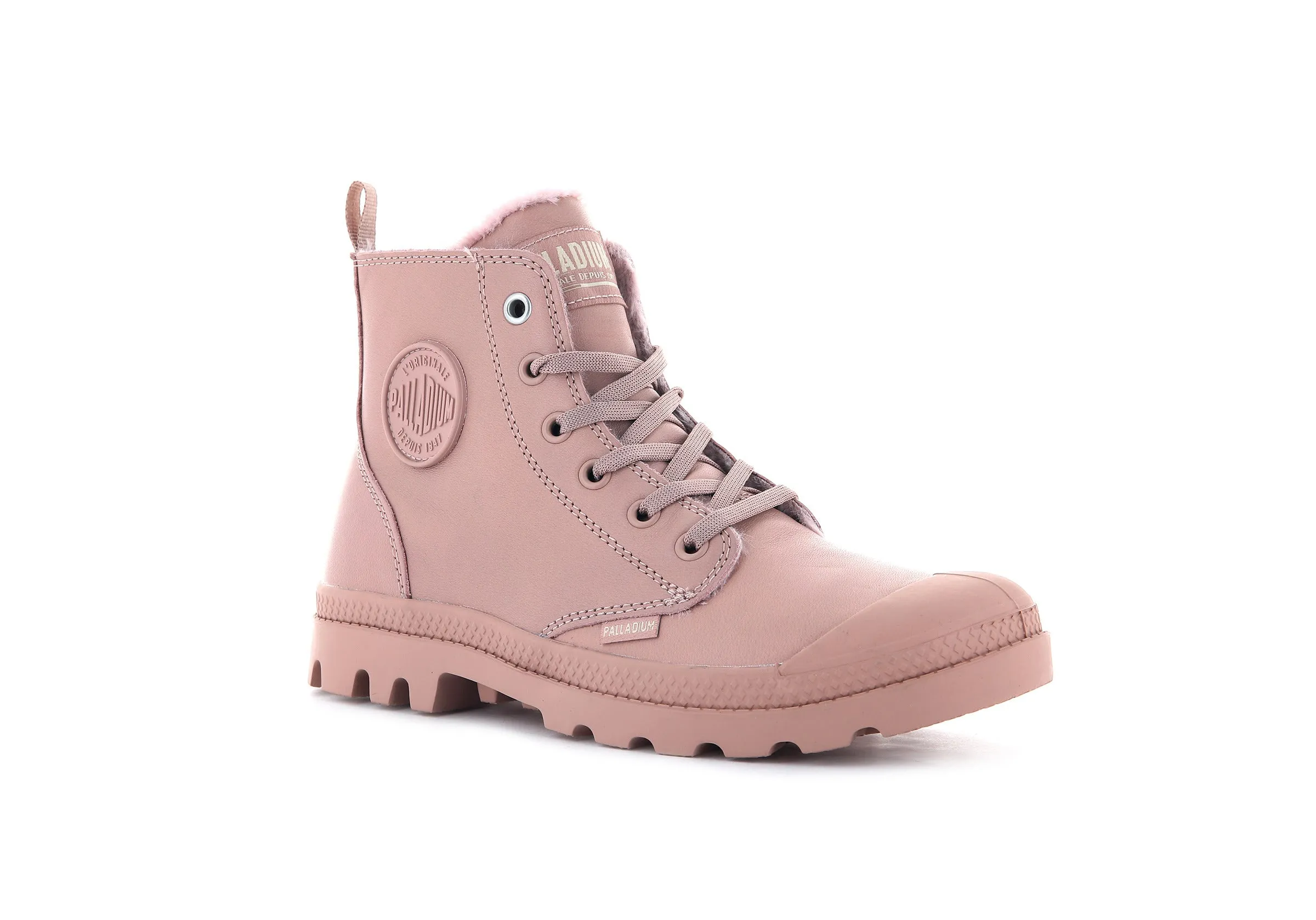 97223-635-M | PAMPA HI ZIP LEATHER S | MISTY ROSE sold by Palladium Boots product image thumbnail 2