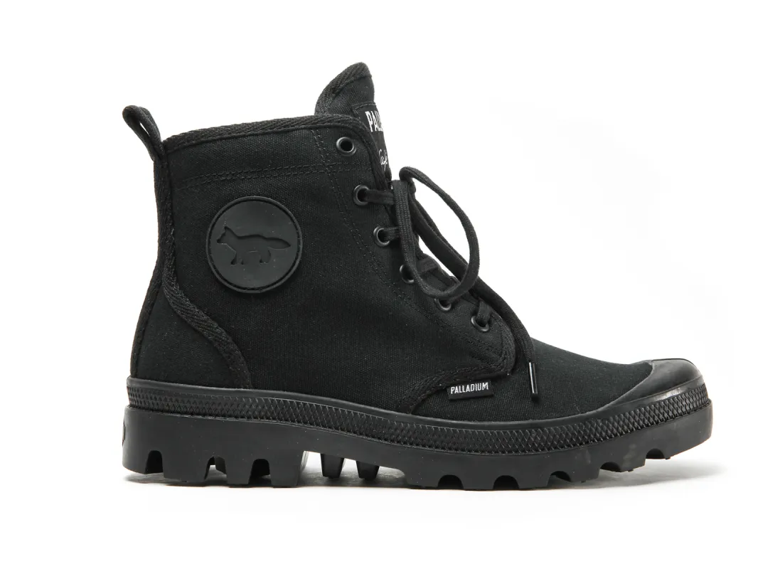 78454-001-M | PALLABROUSSE X KITSUNE | BLACK/BLACK sold by Palladium Boots
