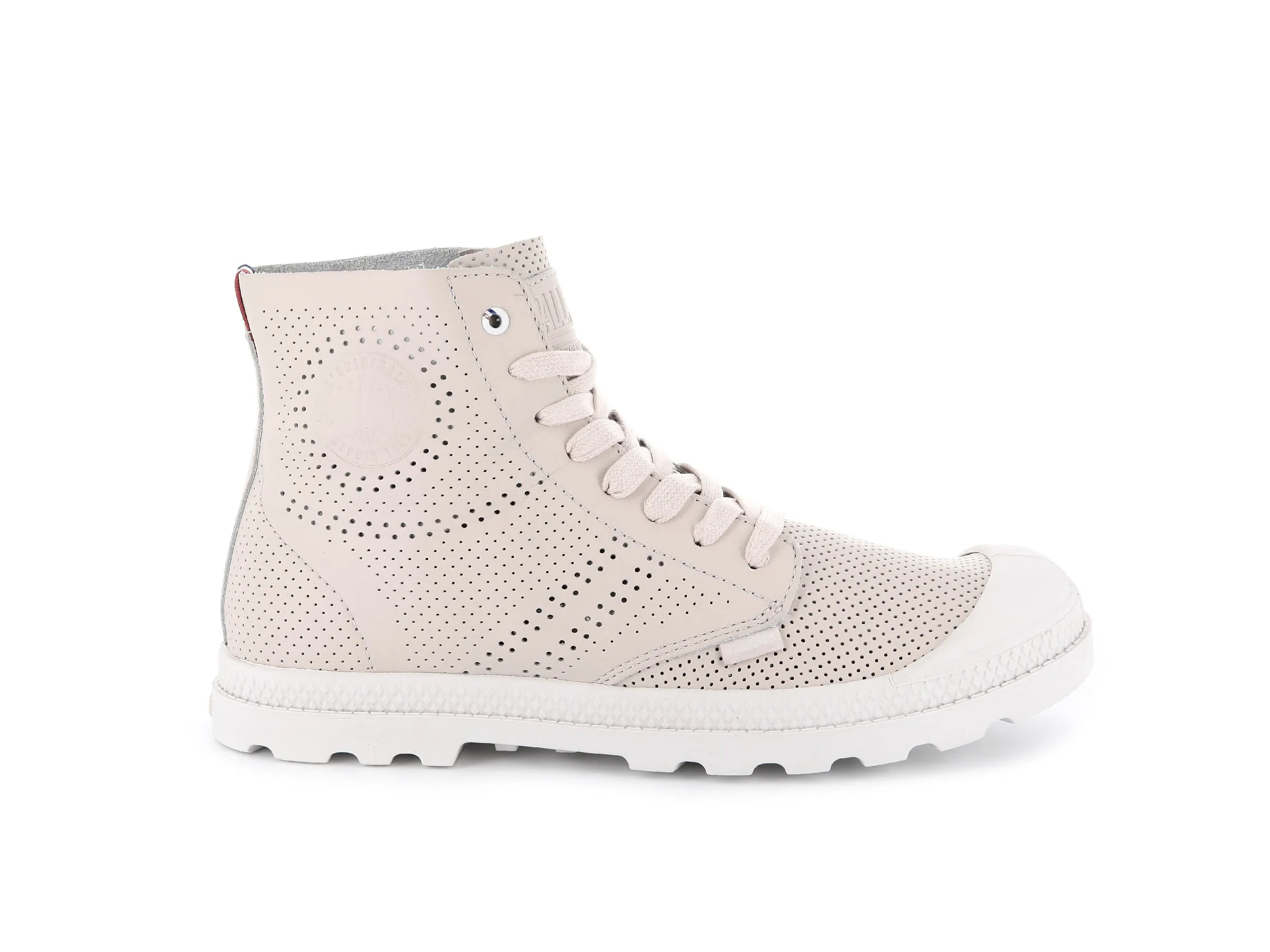 95756-683-M | PAMPA MID LP PERF | WHISPER PINK sold by Palladium Boots