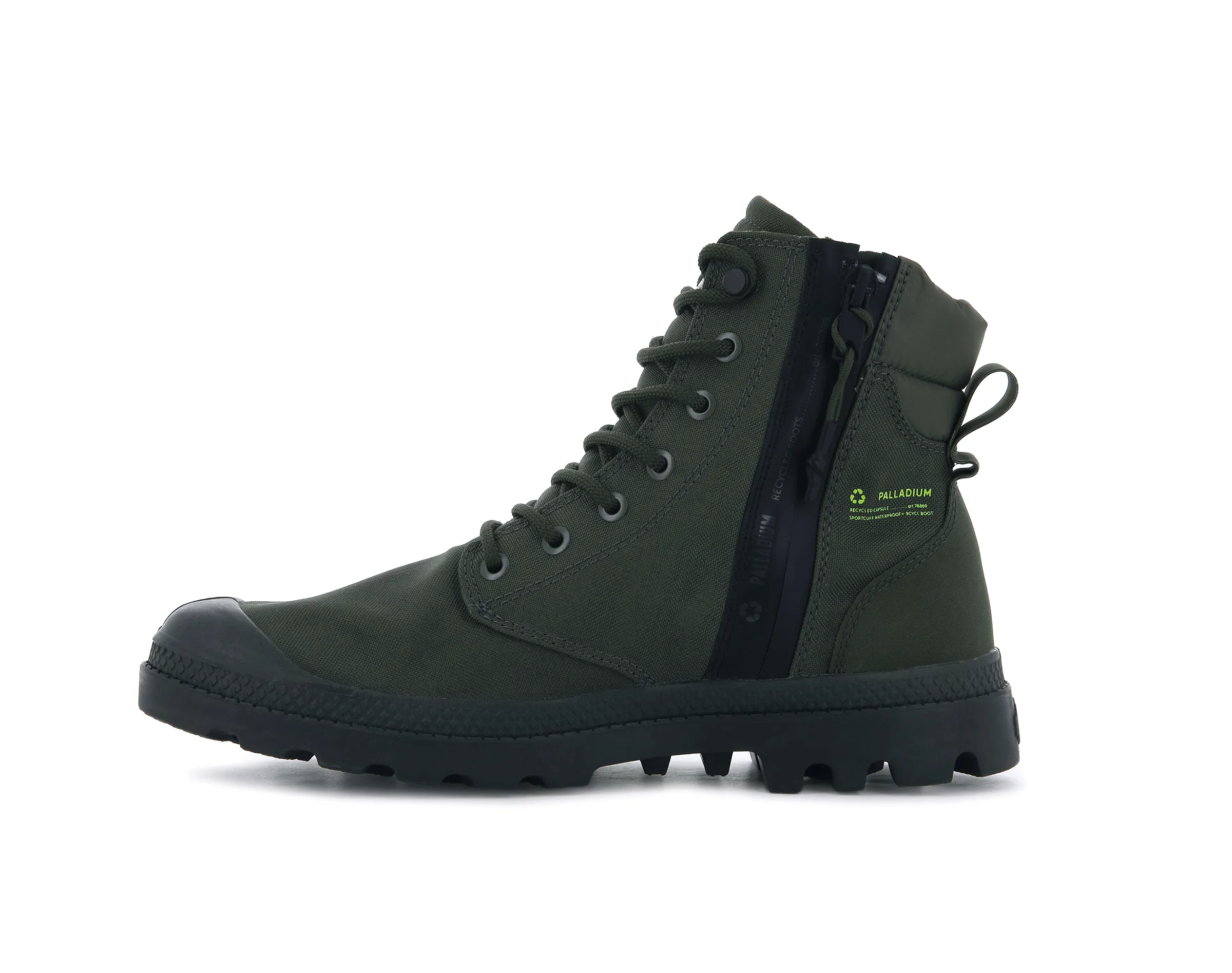 76869-309-M | PAMPA SC RECYCLE WP+N | OLIVE NIGHT sold by Palladium Boots product image thumbnail 4