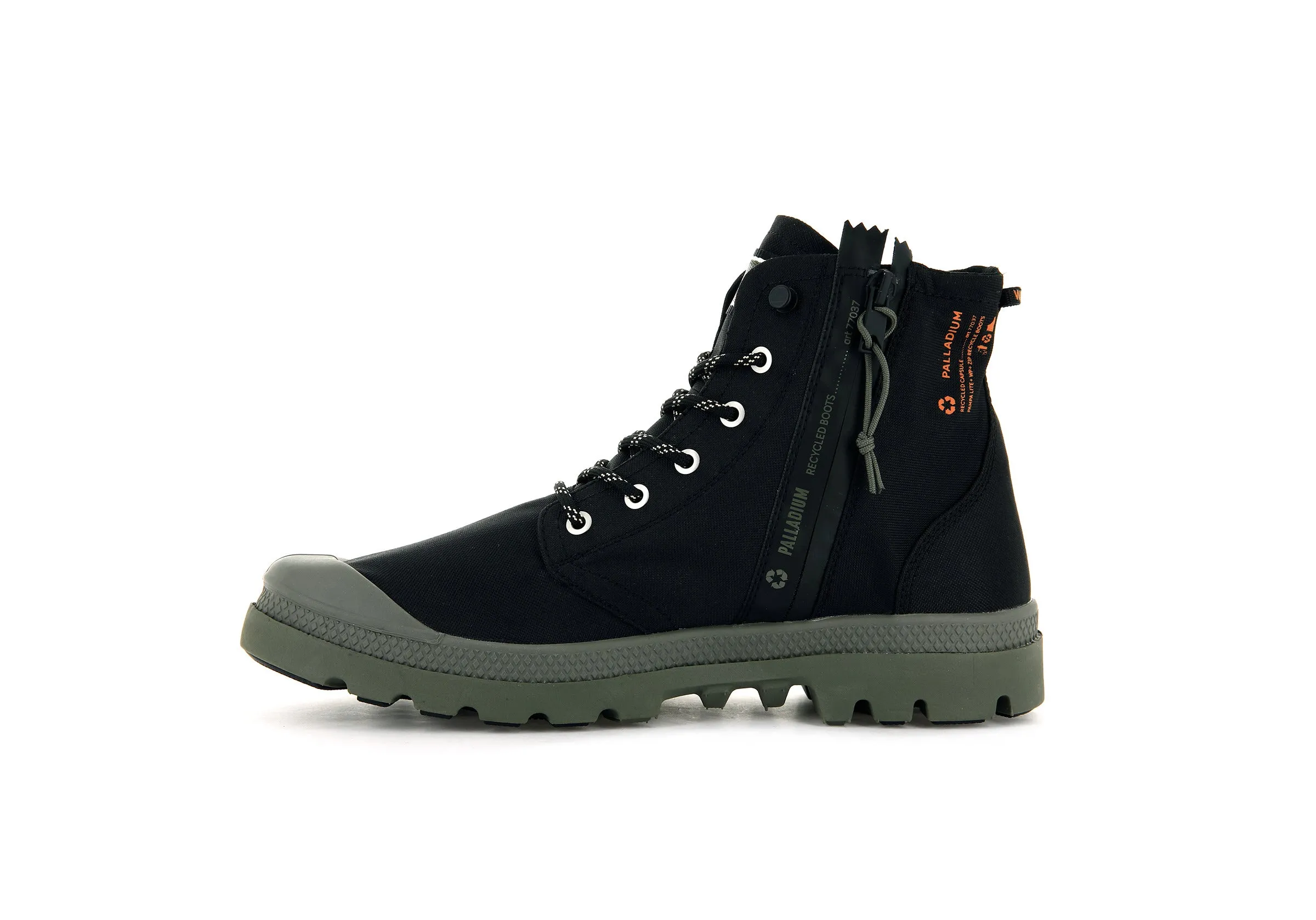 77037-008-M | PAMPA RECYCLE LITE+ WP+Z | BLACK sold by Palladium Boots product image thumbnail 4