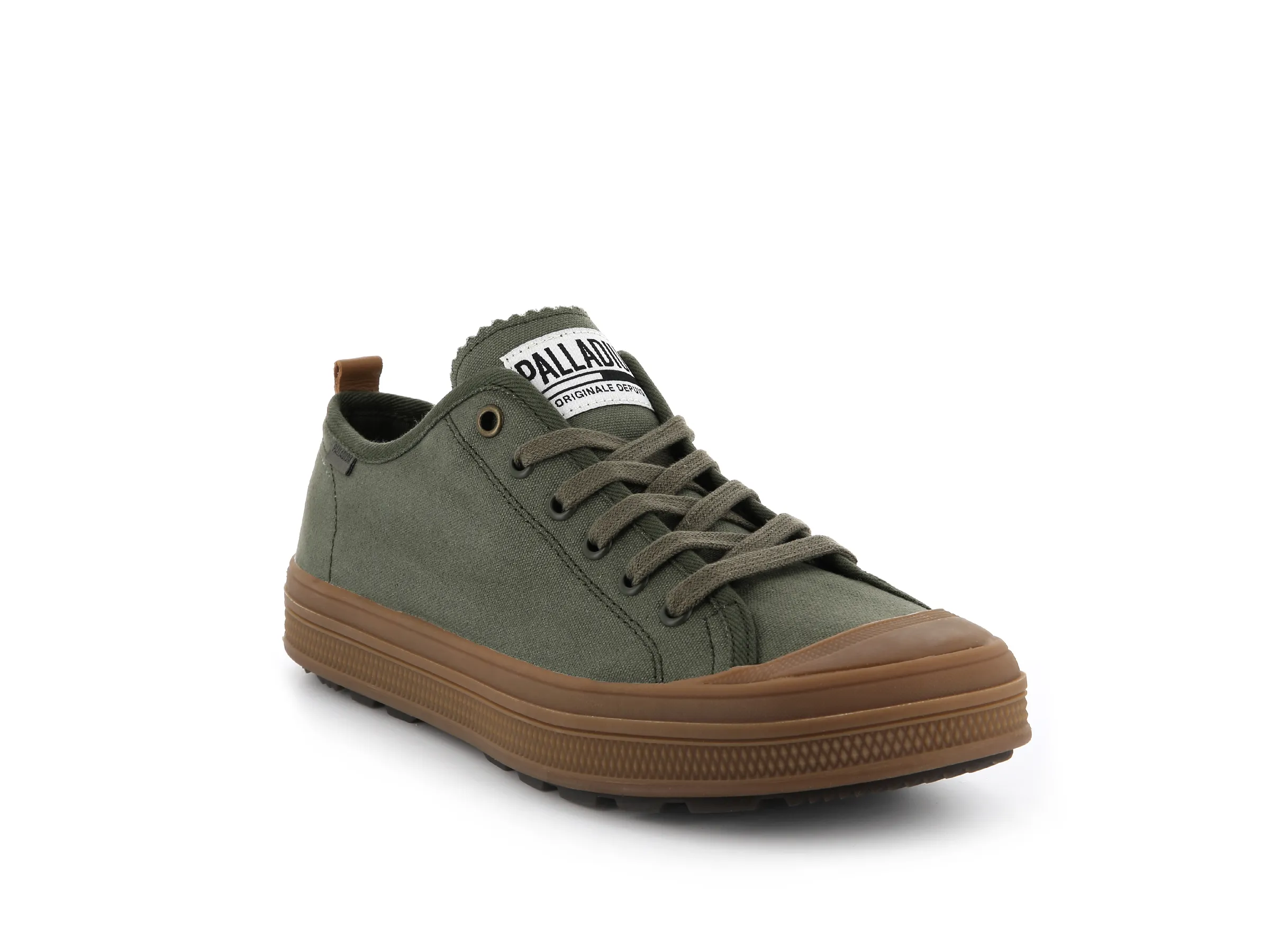 05768-332-M | S_U_B LOW CANVAS | OLIVE NIGHT/MID GUM sold by Palladium Boots product image thumbnail 2