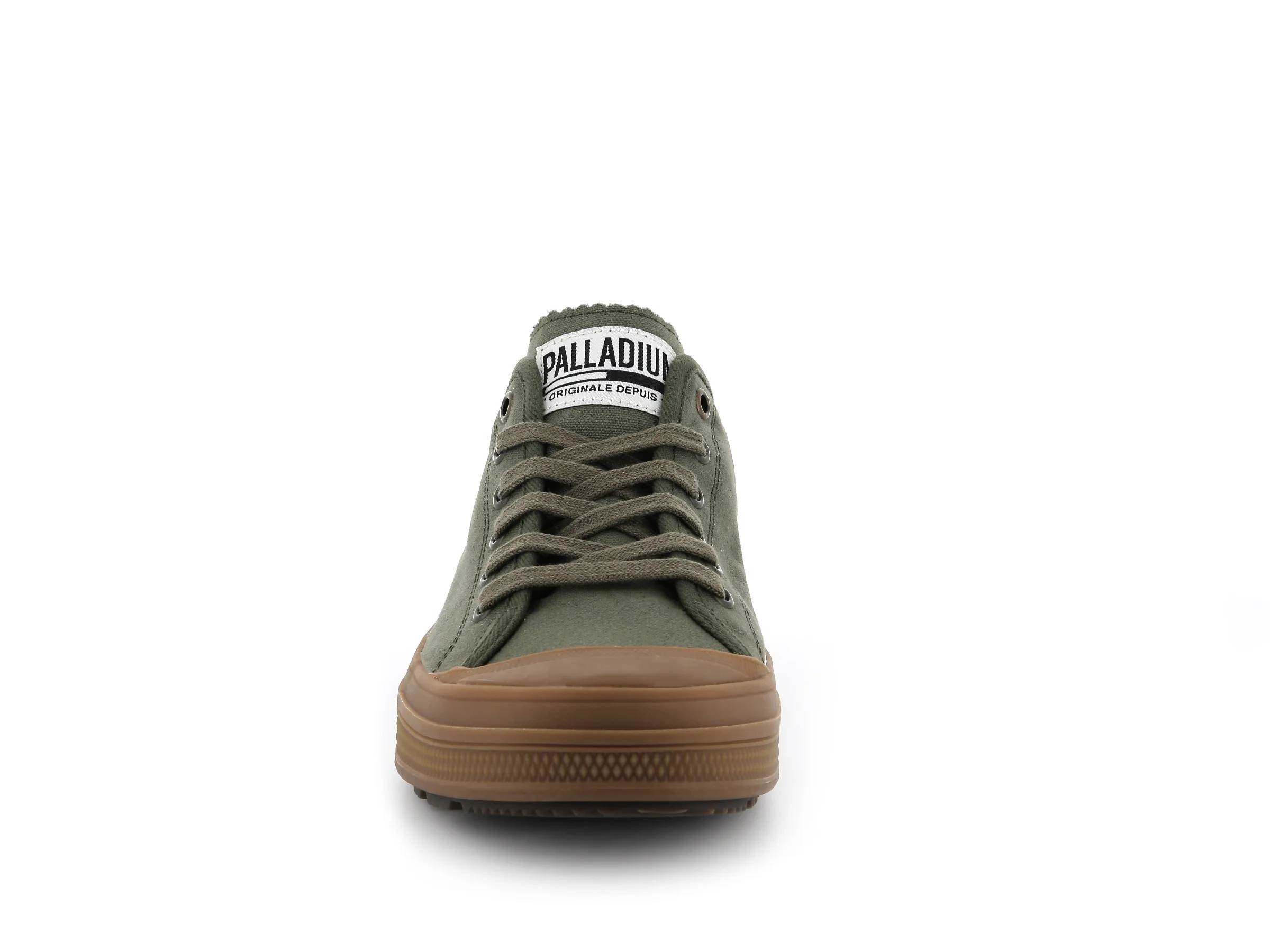 05768-332-M | S_U_B LOW CANVAS | OLIVE NIGHT/MID GUM sold by Palladium Boots product image thumbnail 3