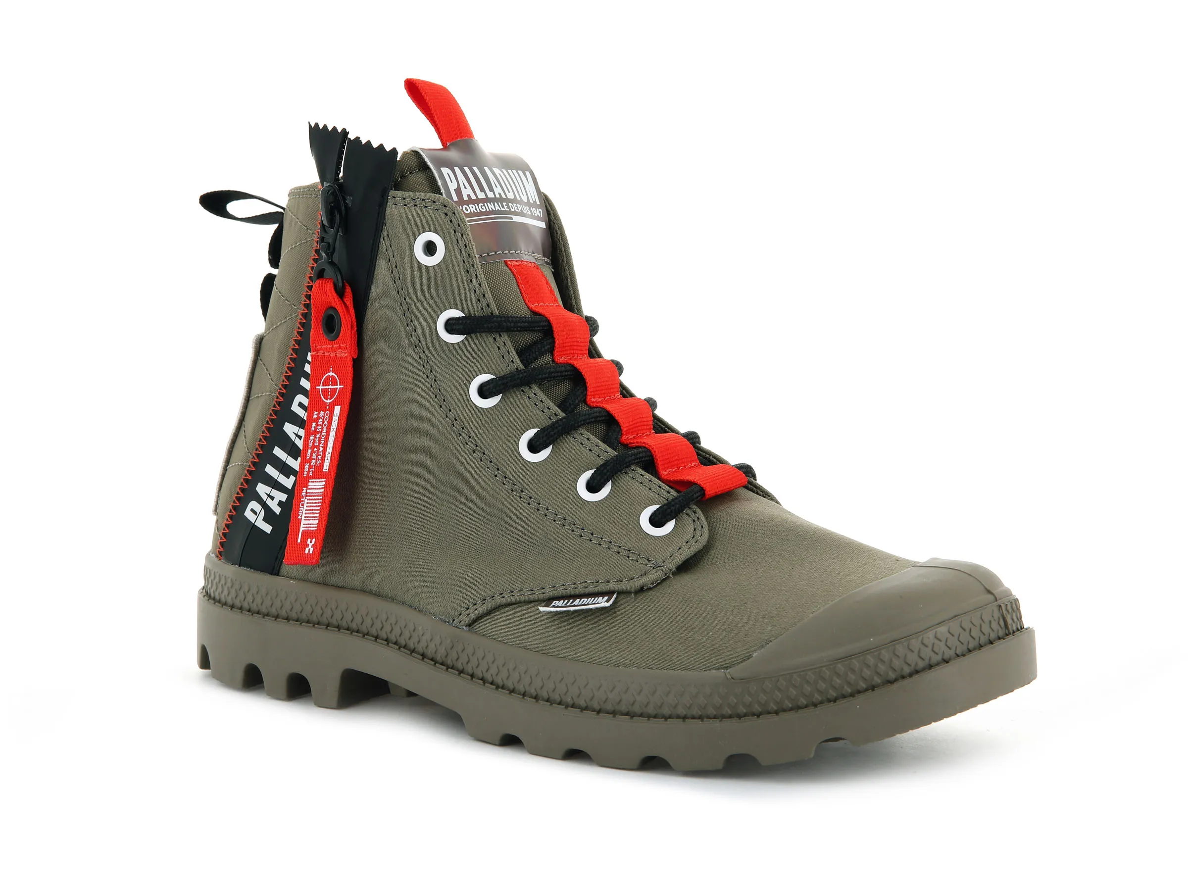 77357-308-M | PAMPA HI TICKET TO EARTH | DUSKY GREEN sold by Palladium Boots product image thumbnail 2