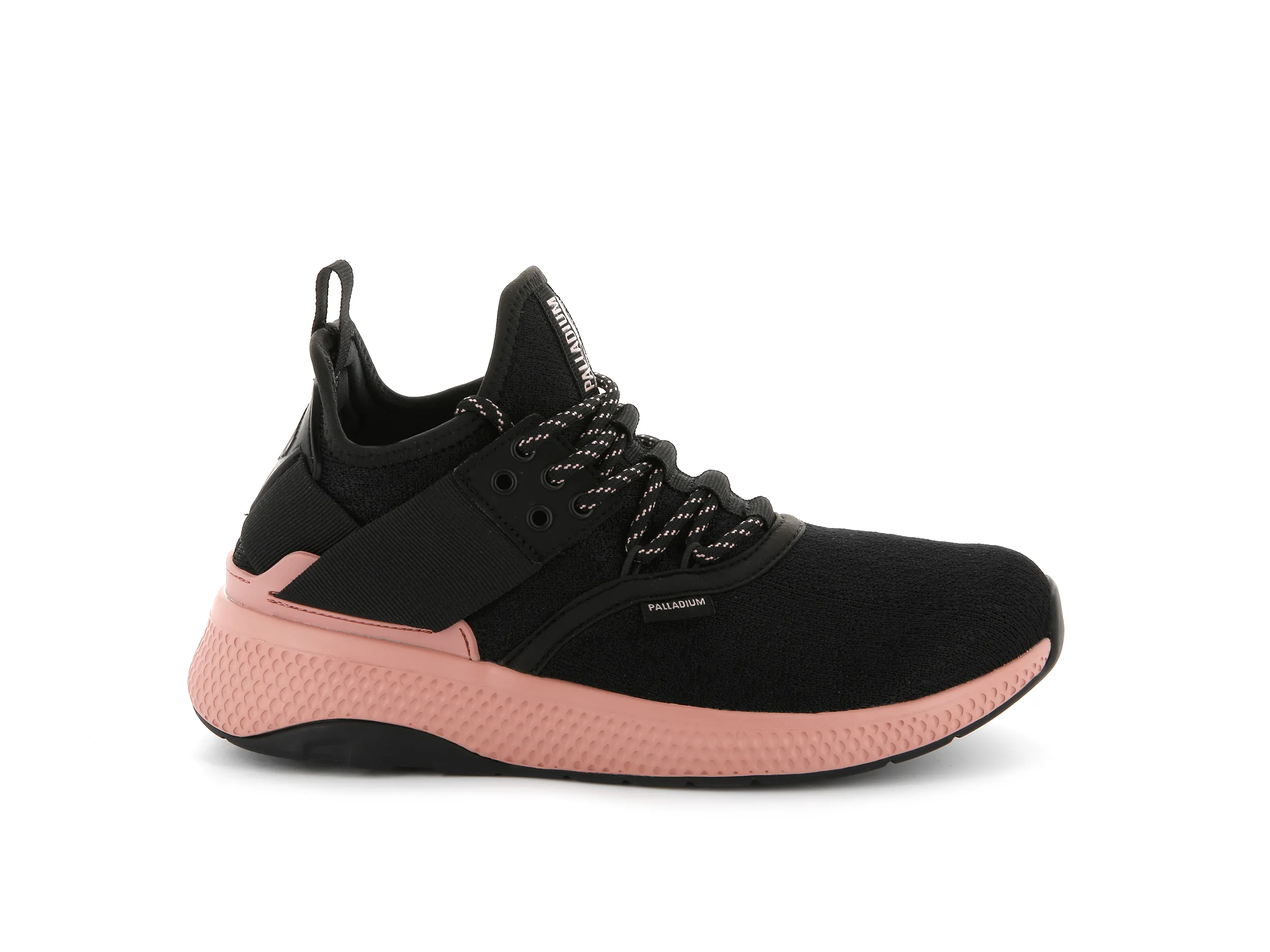 95684-027-M | WOMENS AX_EON LACE KNIT | BLACK/BLACK/ROSE TAN sold by Palladium Boots