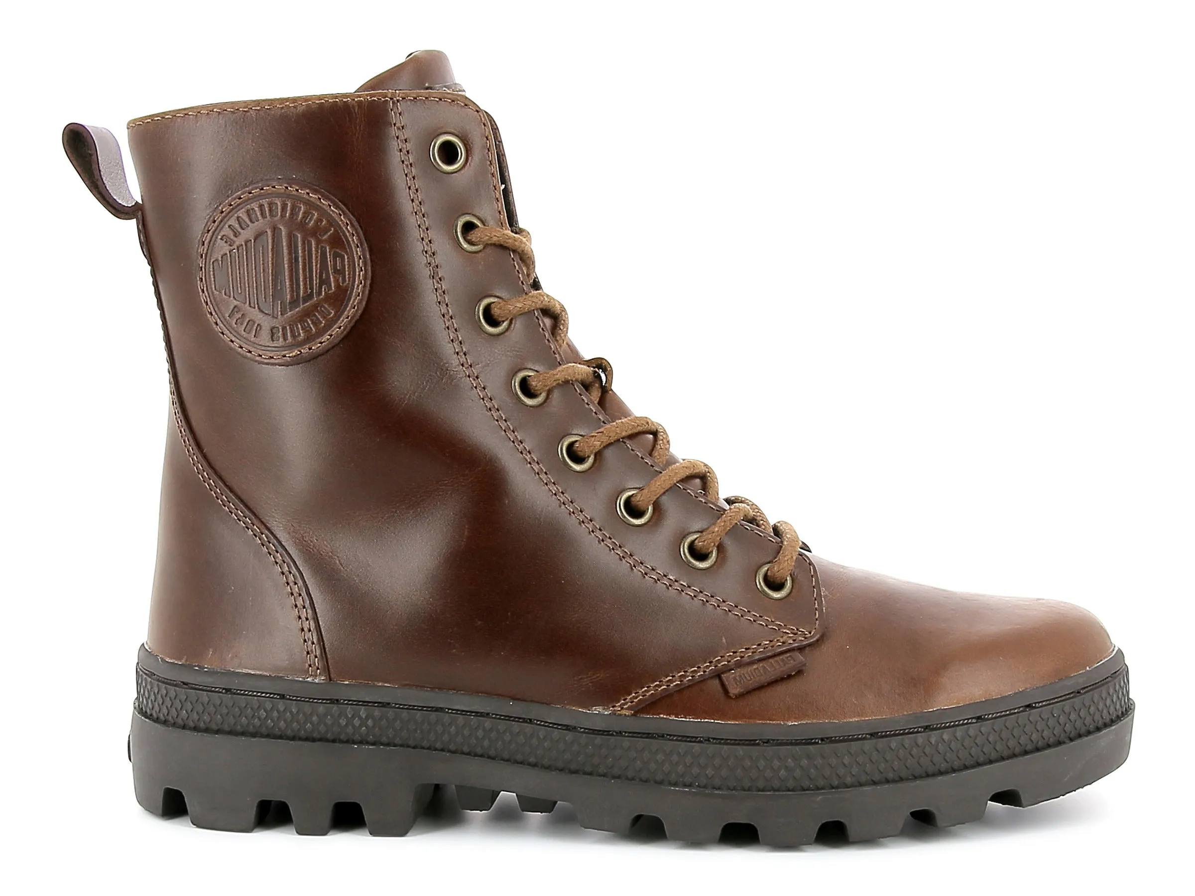 95527-237-M | WOMENS PALLABOSSE OFF LEA | SUNRISE/CHOCOLATE sold by Palladium Boots