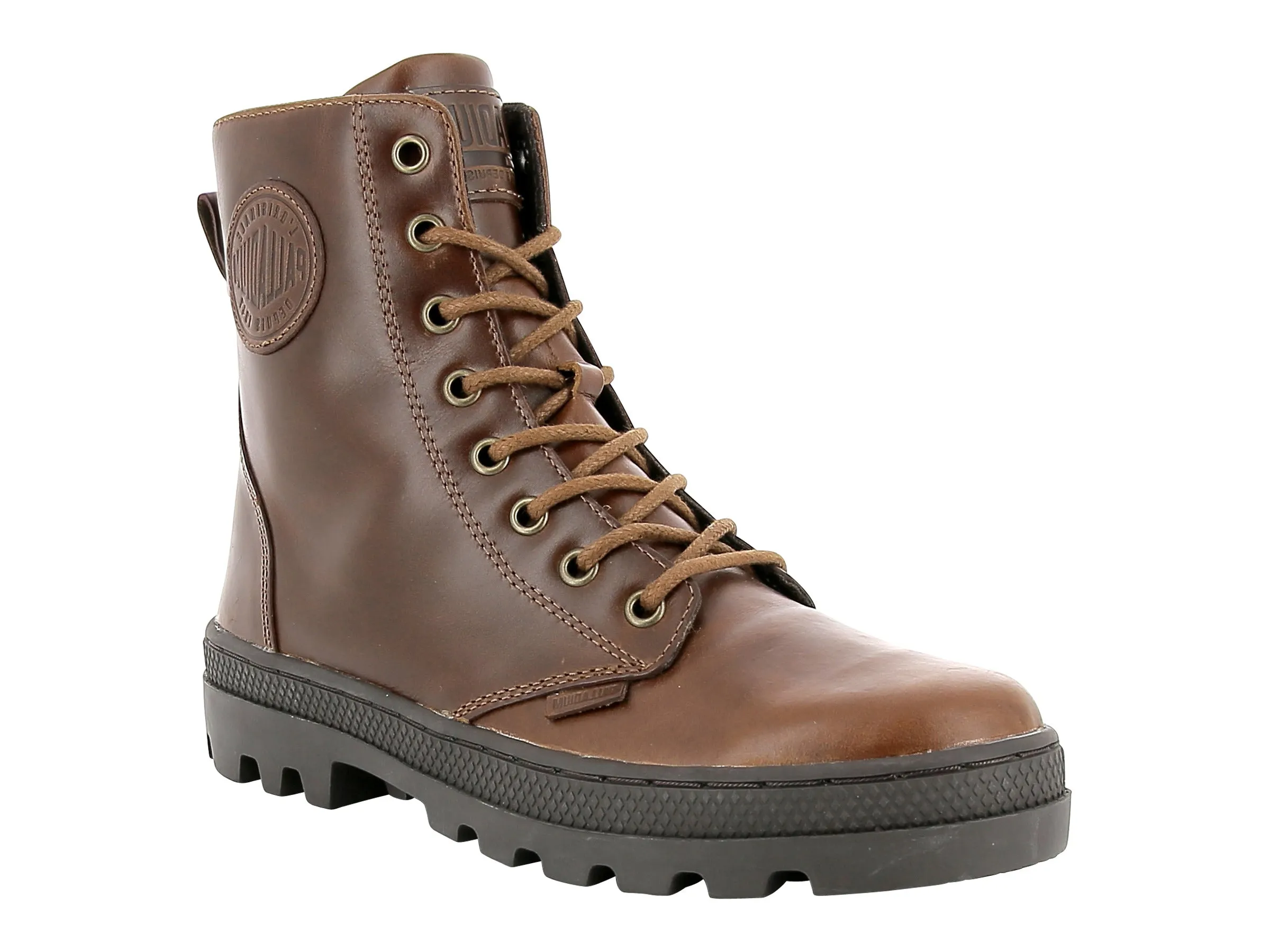 95527-237-M | WOMENS PALLABOSSE OFF LEA | SUNRISE/CHOCOLATE sold by Palladium Boots product image thumbnail 2