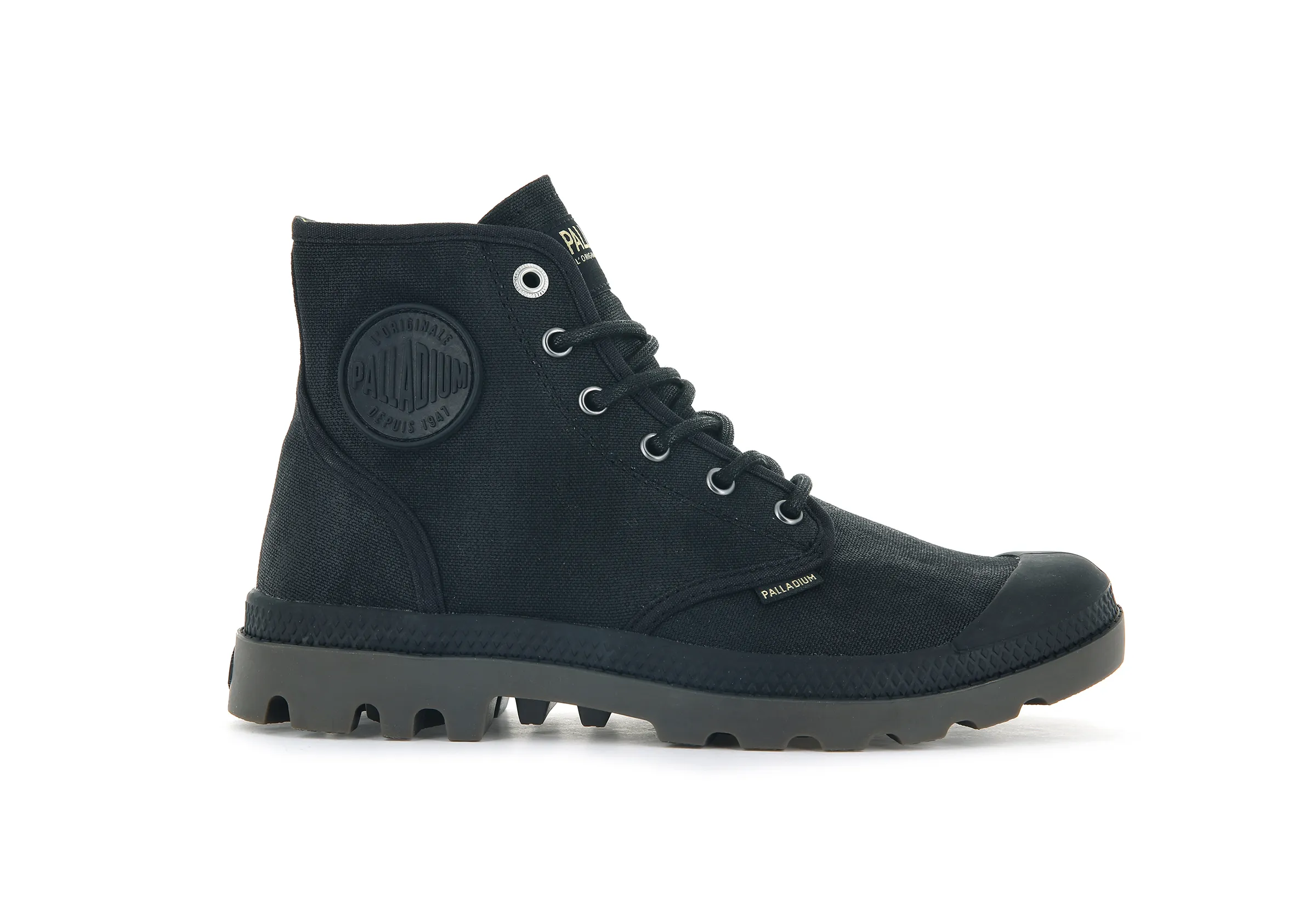 77222-008-M | PAMPA HI WAX | BLACK sold by Palladium Boots