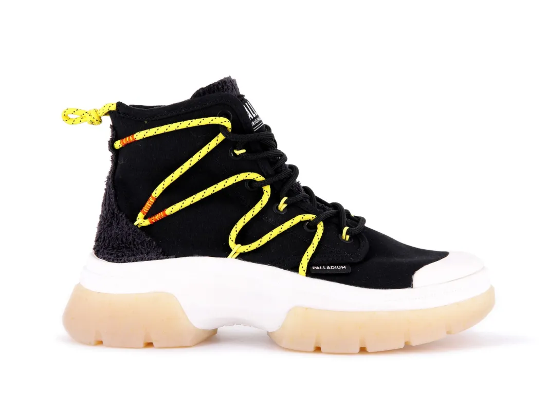 97998-030-M | PALLAWAVE LACE IT | BLACK/MARSHMALLOW sold by Palladium Boots