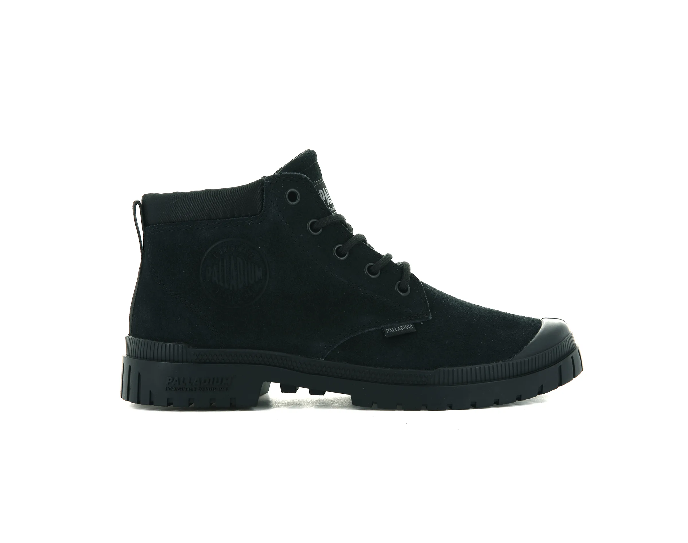97013-001-M | PAMPA SP20 CUFF LOW | BLACK/BLACK sold by Palladium Boots