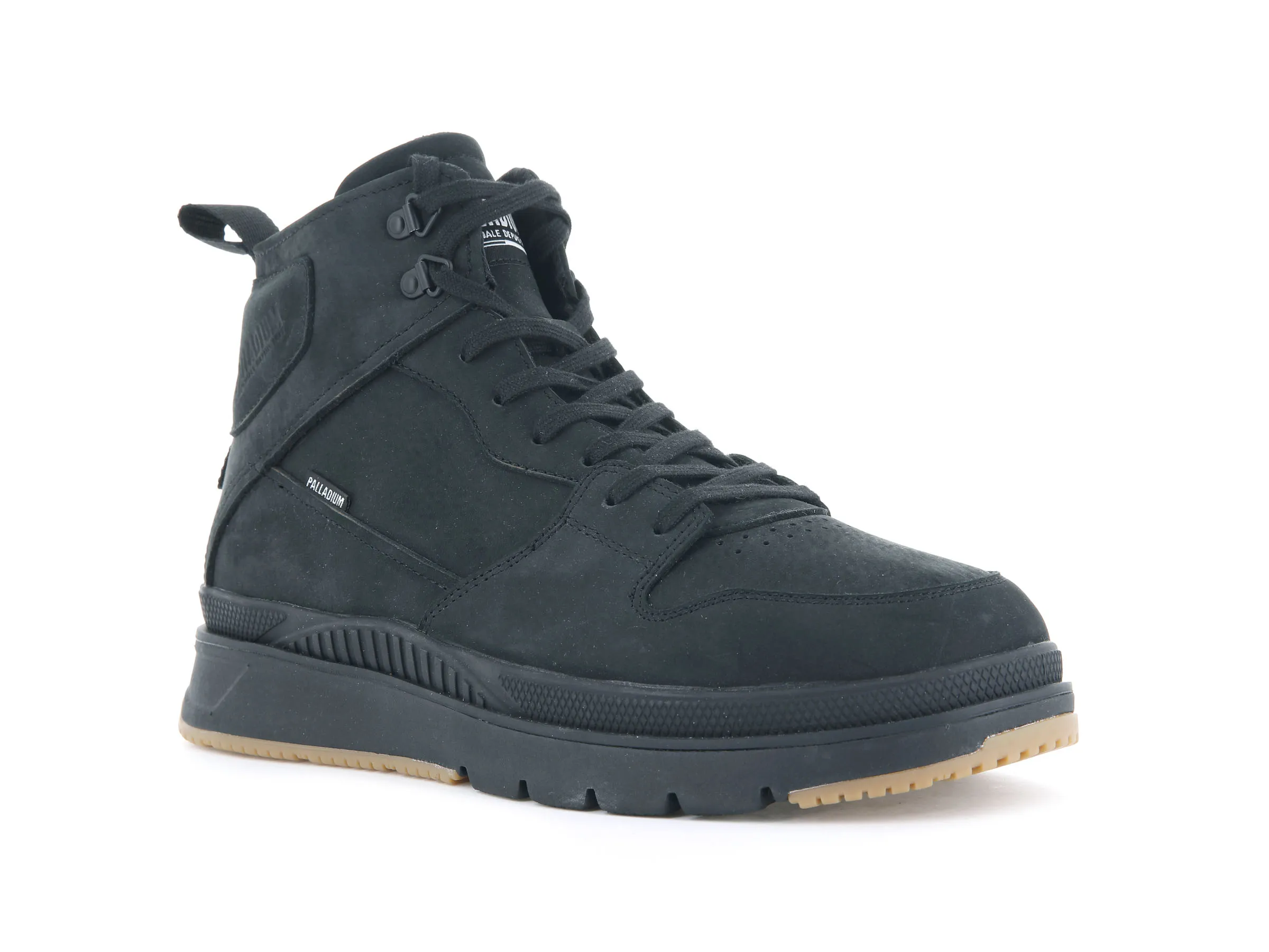 07993-001-M | PALLASIDER HI NUBUCK | BLACK/BLACK sold by Palladium Boots product image thumbnail 2