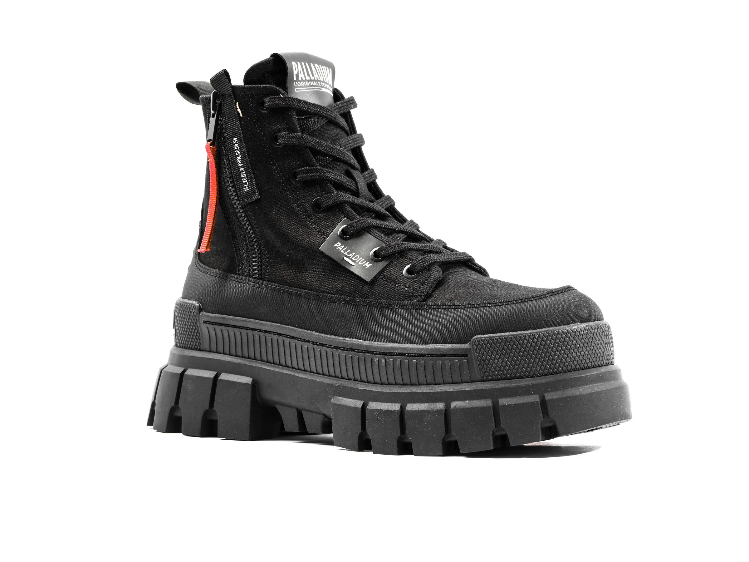 98860-008-M | REVOLT BOOT ZIP TX | BLACK sold by Palladium Boots product image thumbnail 2