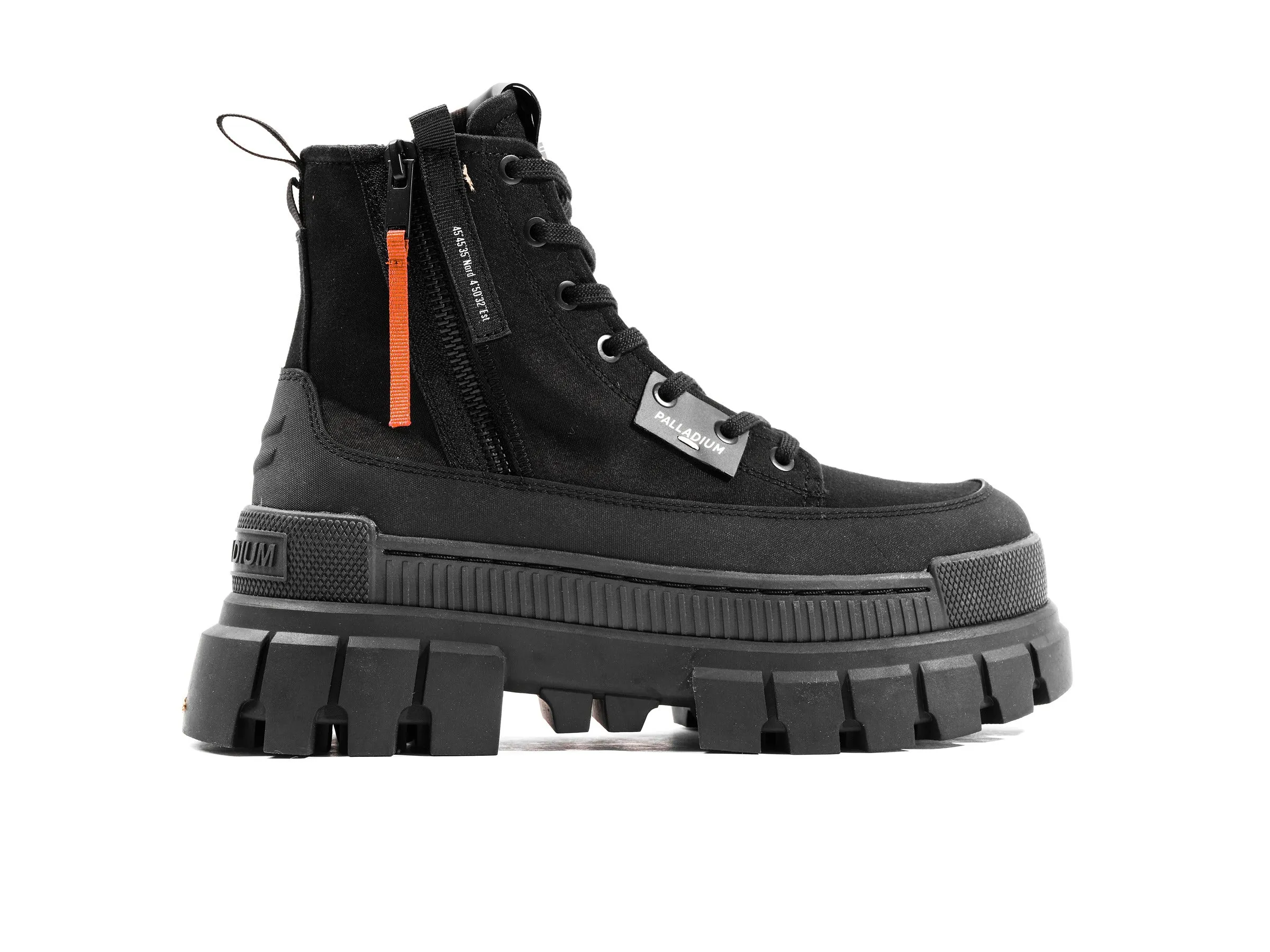 98860-008-M | REVOLT BOOT ZIP TX | BLACK sold by Palladium Boots