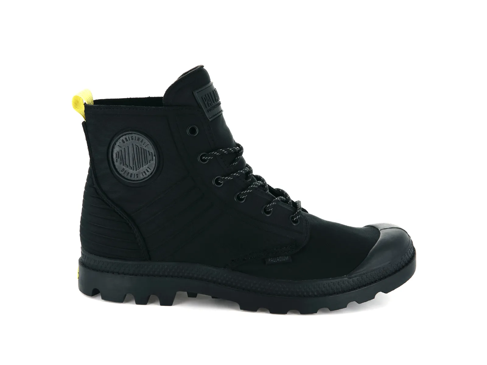 75988-035-M | PAMPA AMPHIBIAN | BLACK/GREEN SHEEN sold by Palladium Boots