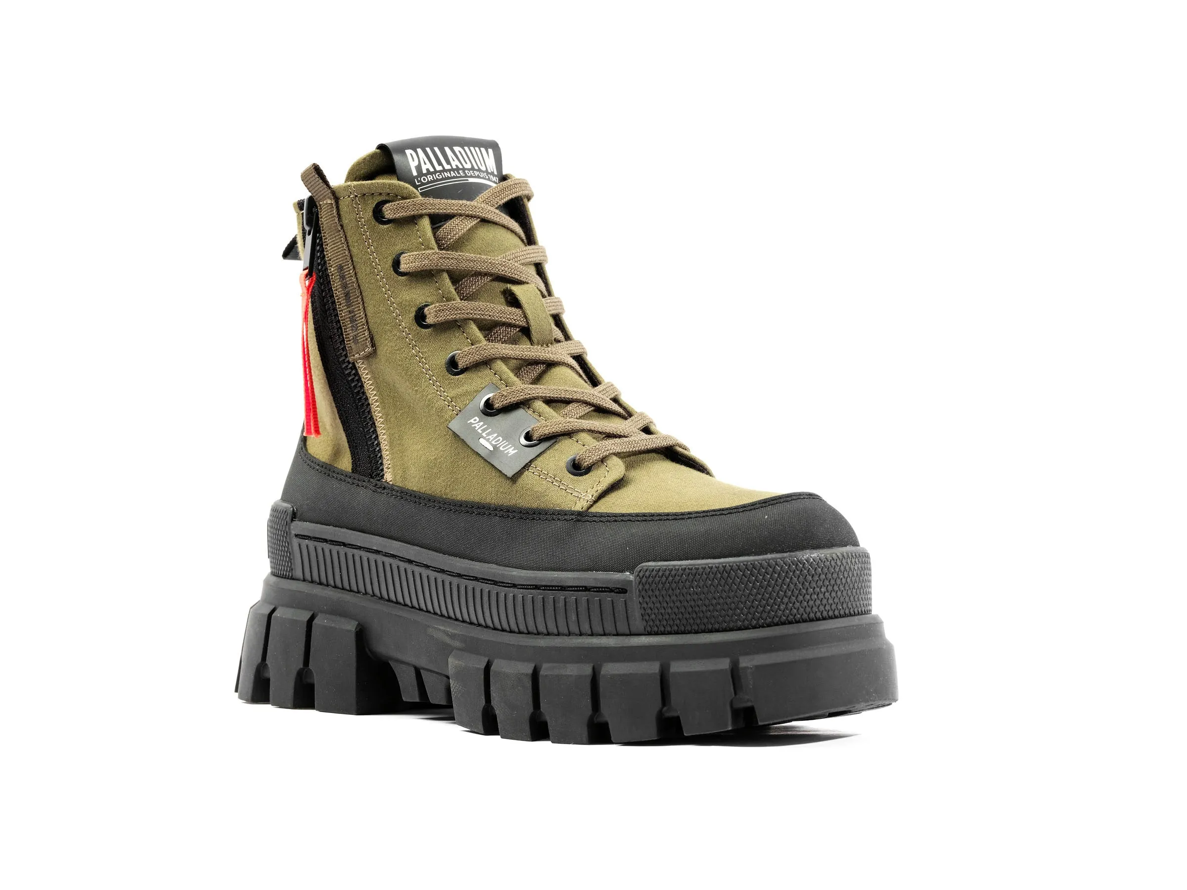 98860-325-M | REVOLT BOOT ZIP TX | OLIVE NIGHT sold by Palladium Boots product image thumbnail 2
