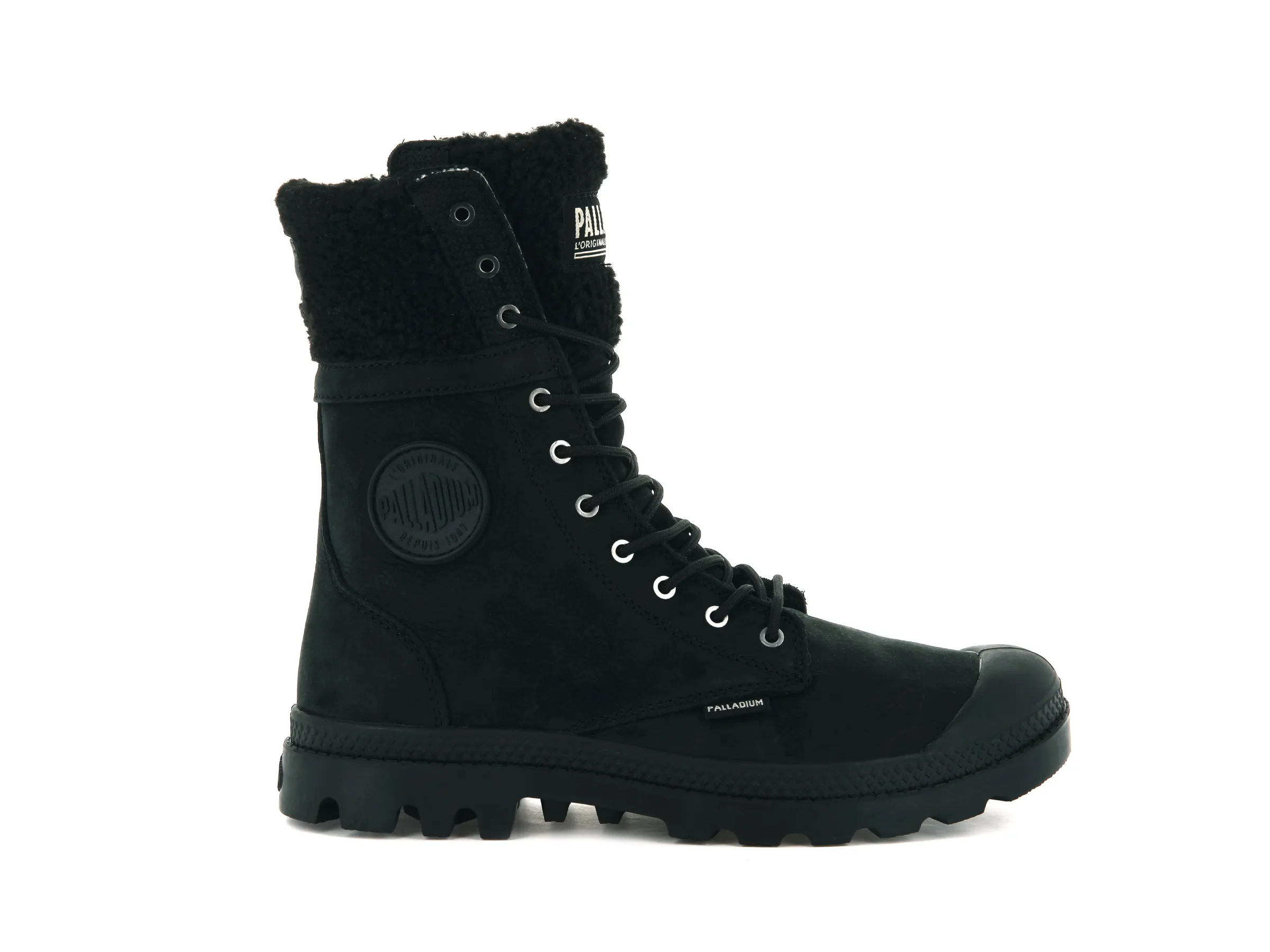 96432-001-M | BAGGY PILOT WT | BLACK/BLACK sold by Palladium Boots
