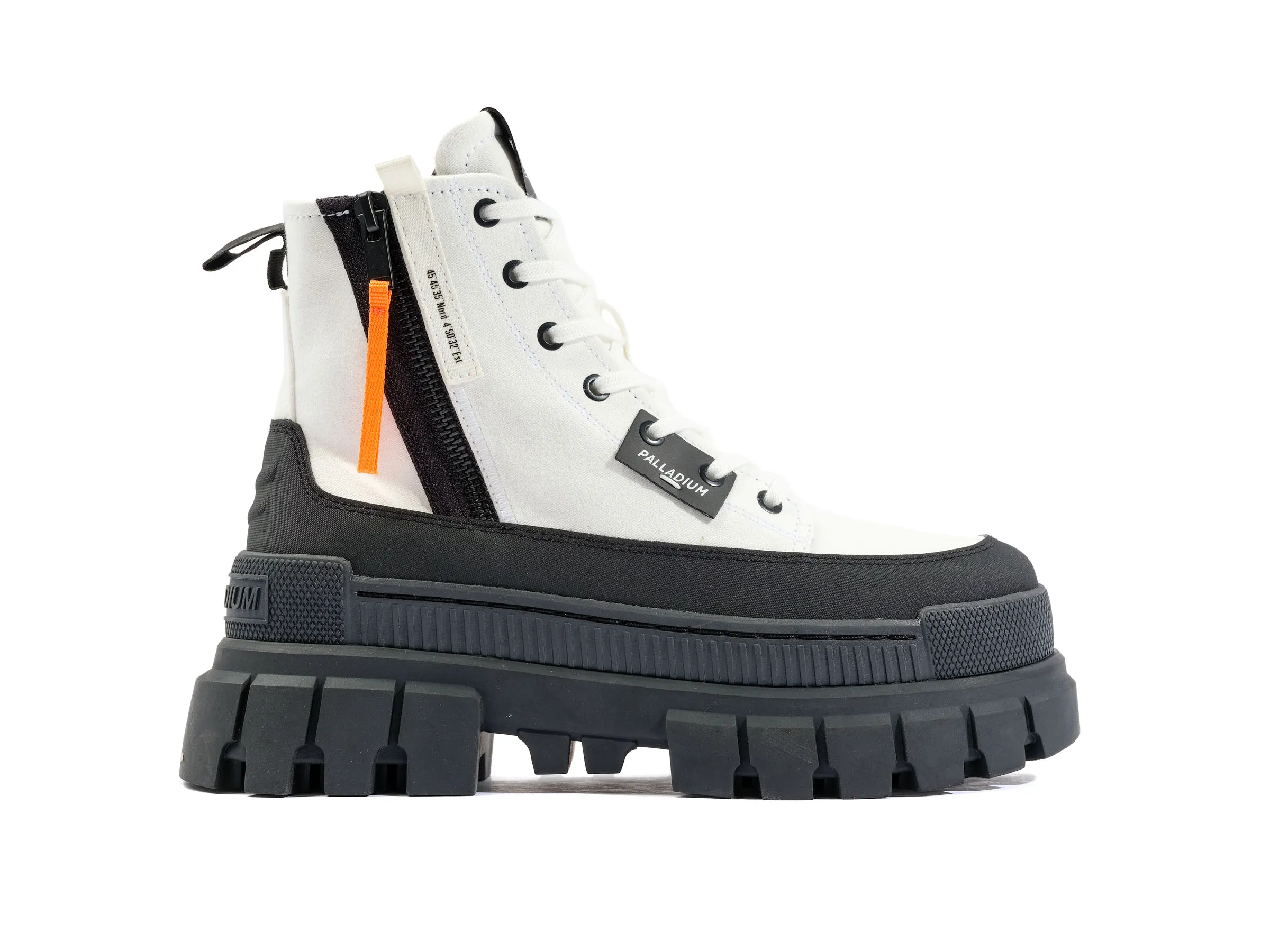 98860-116-M | REVOLT BOOT ZIP TX | STAR WHITE sold by Palladium Boots