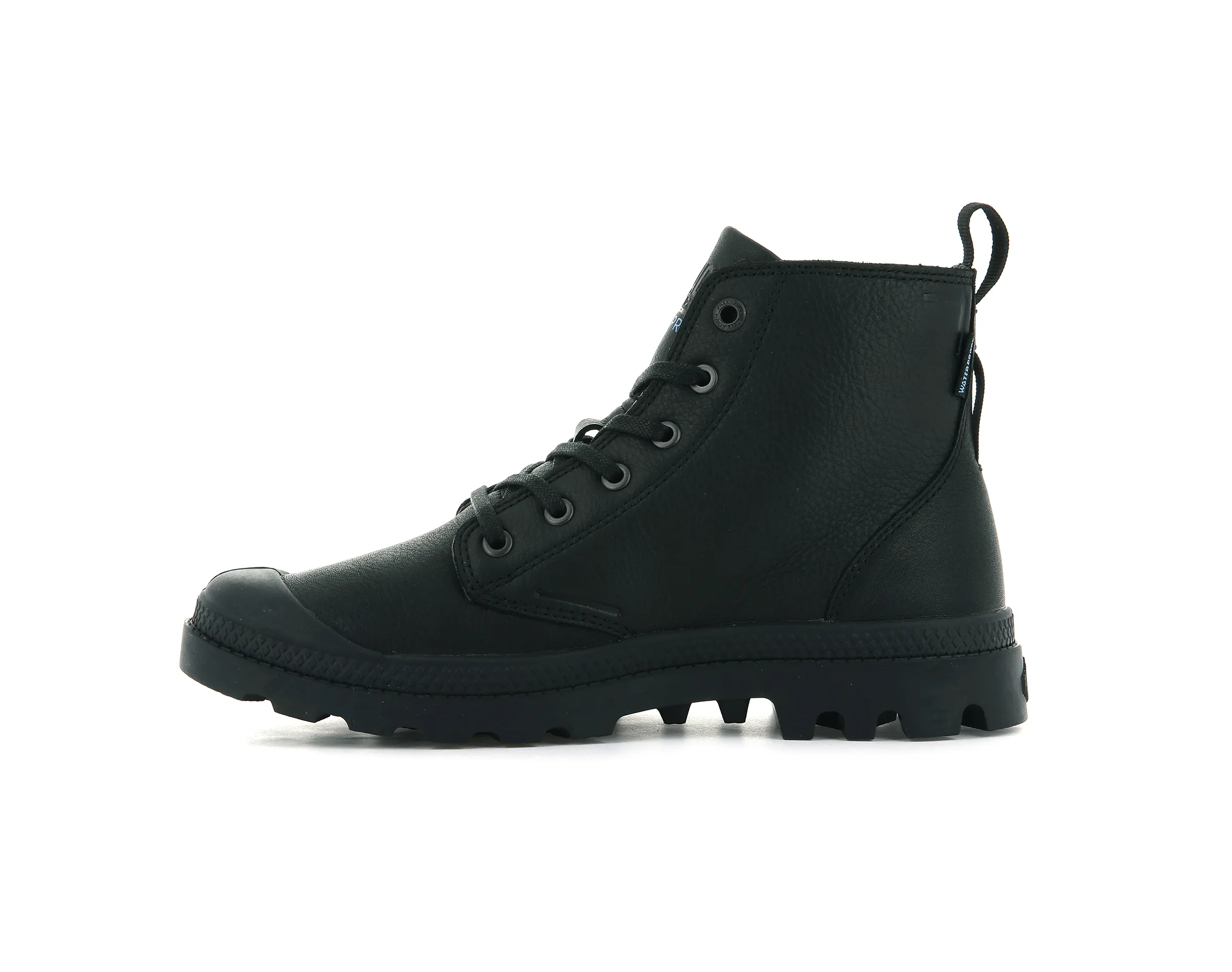 77047-008-M | PAMPA HI ESS LTH WP | BLACK/BLACK sold by Palladium Boots product image thumbnail 4