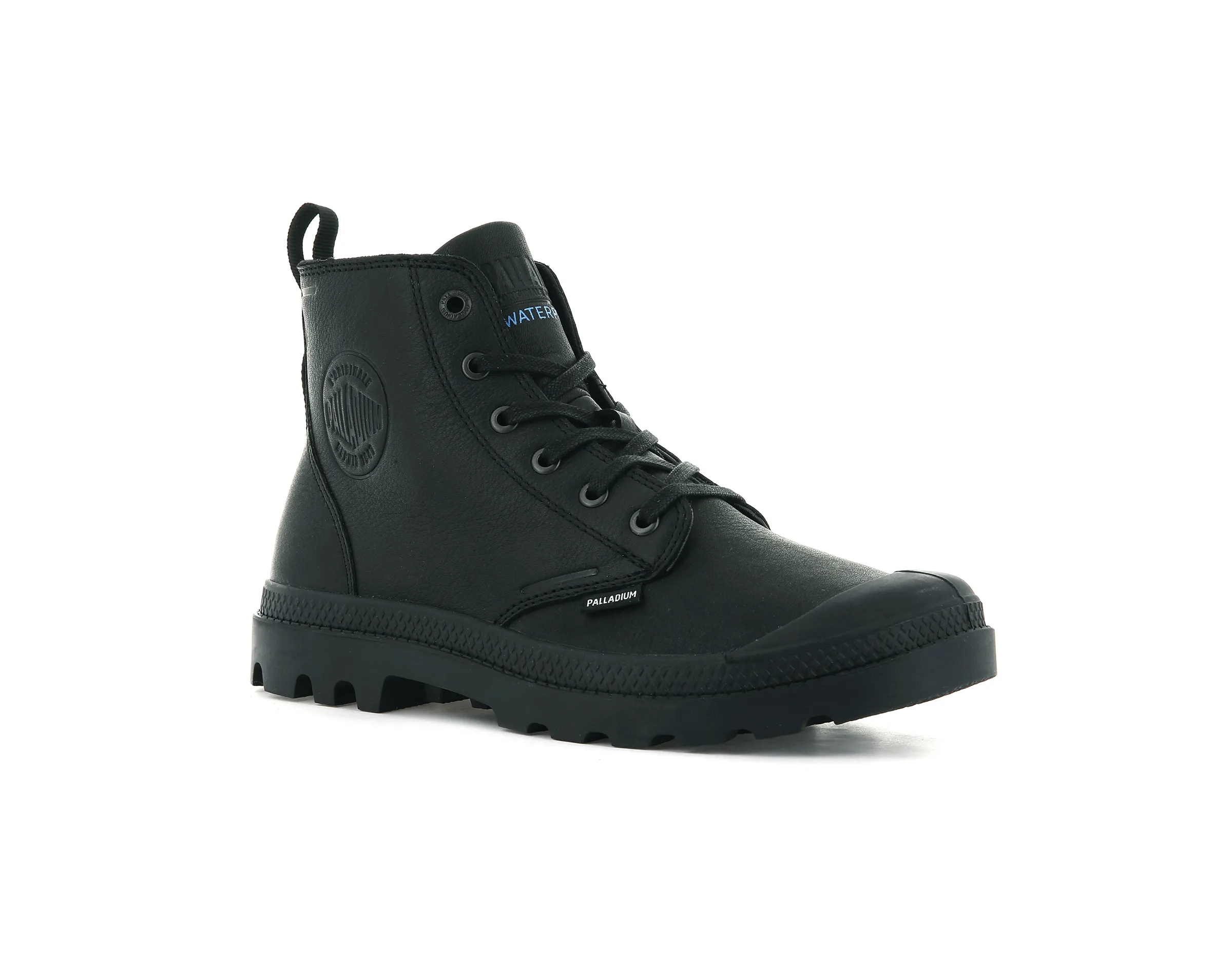 77047-008-M | PAMPA HI ESS LTH WP | BLACK/BLACK sold by Palladium Boots product image thumbnail 2
