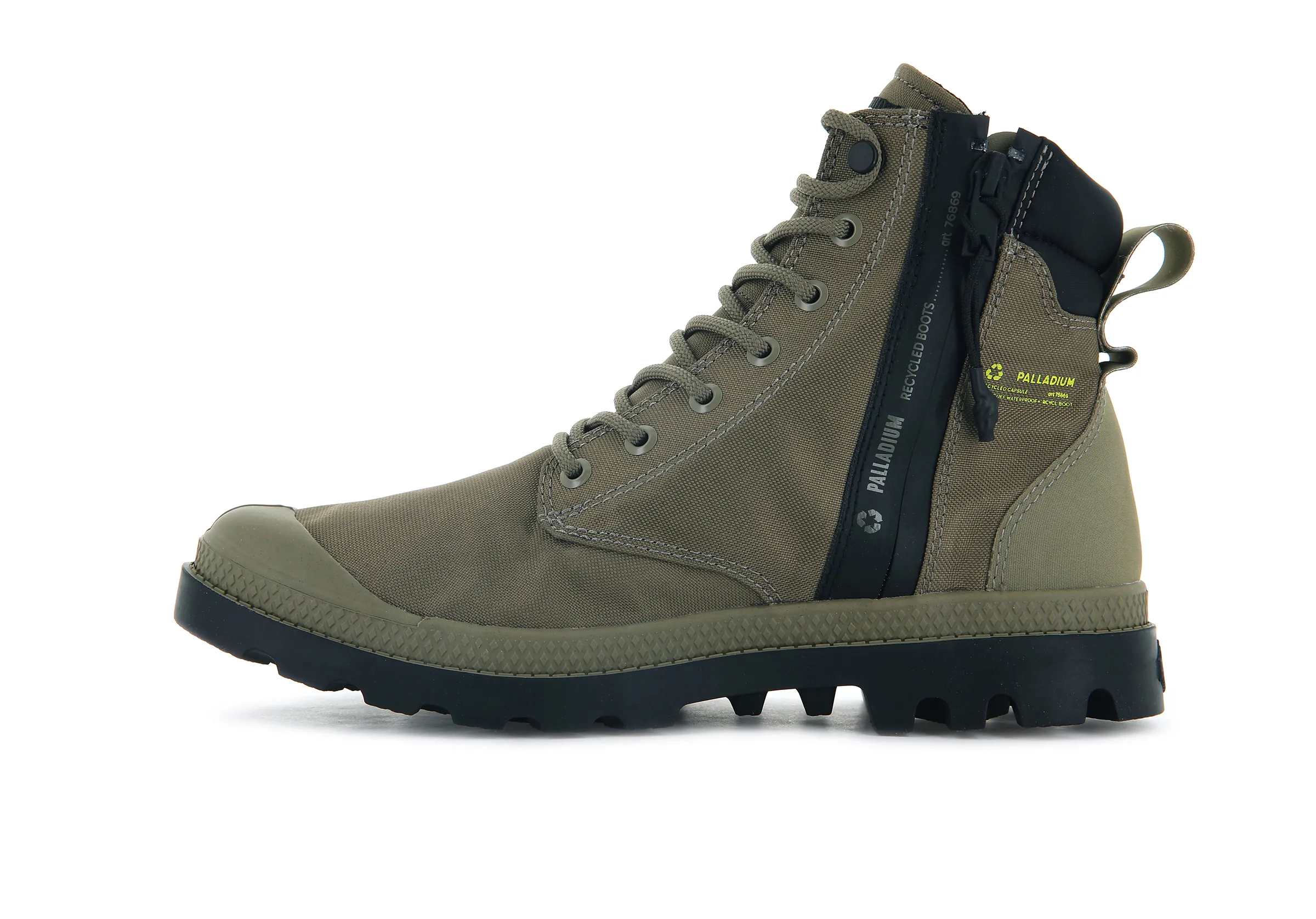 76869-308-M | PAMPA SC RECYCLE WP+N | DUSKY GREEN sold by Palladium Boots product image thumbnail 4