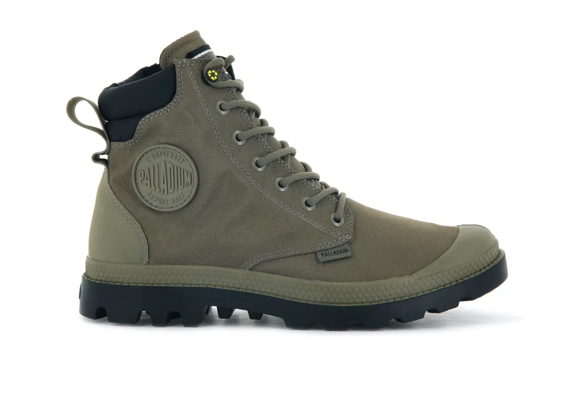 76869-308-M | PAMPA SC RECYCLE WP+N | DUSKY GREEN sold by Palladium Boots