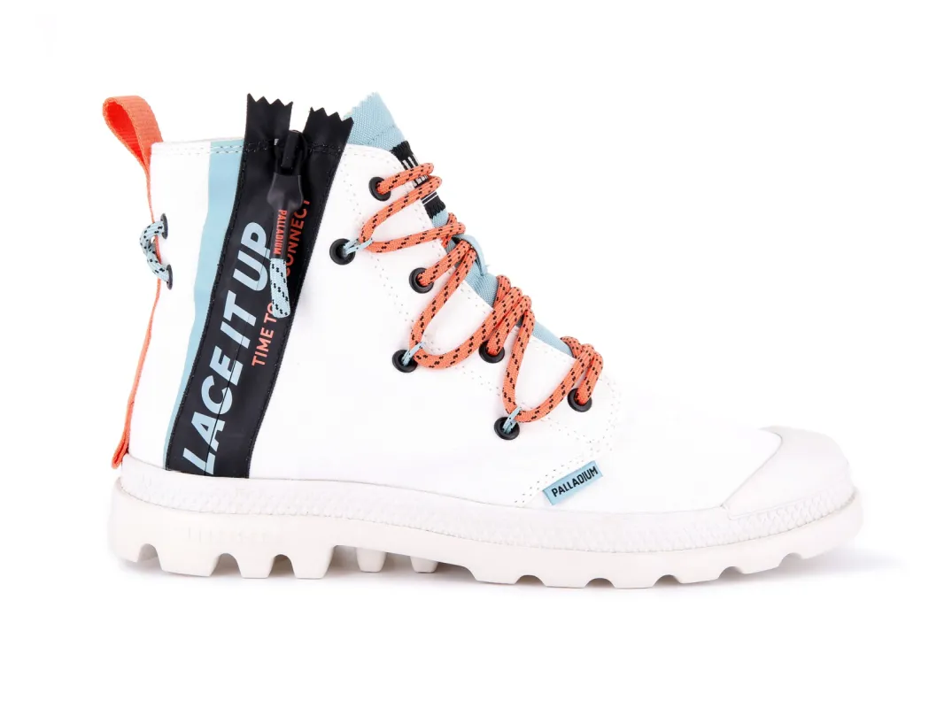 78353-116-M | PAMPA LITE LACE IT | STAR WHITE sold by Palladium Boots