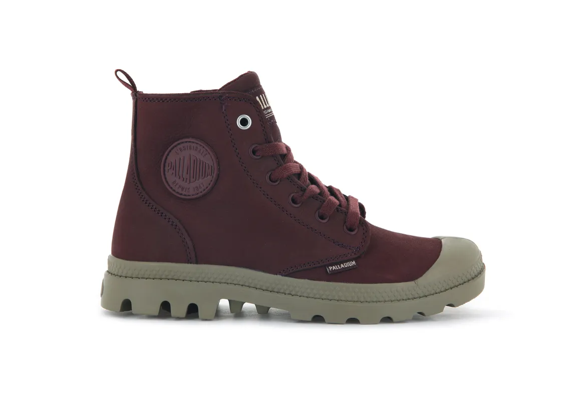 97224-215-M | PAMPA HI ZIP SL | DECADENT CHOCOLATE sold by Palladium Boots