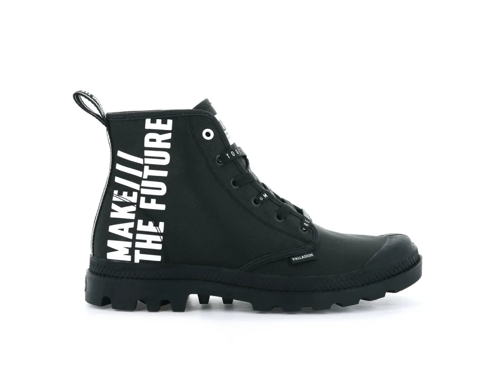 76885-008-M | PAMPA HI FUTURE | BLACK/BLACK sold by Palladium Boots