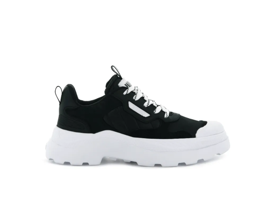 76425-002-M | PALLAKIX 90 LOW | BLACK/WHITE sold by Palladium Boots