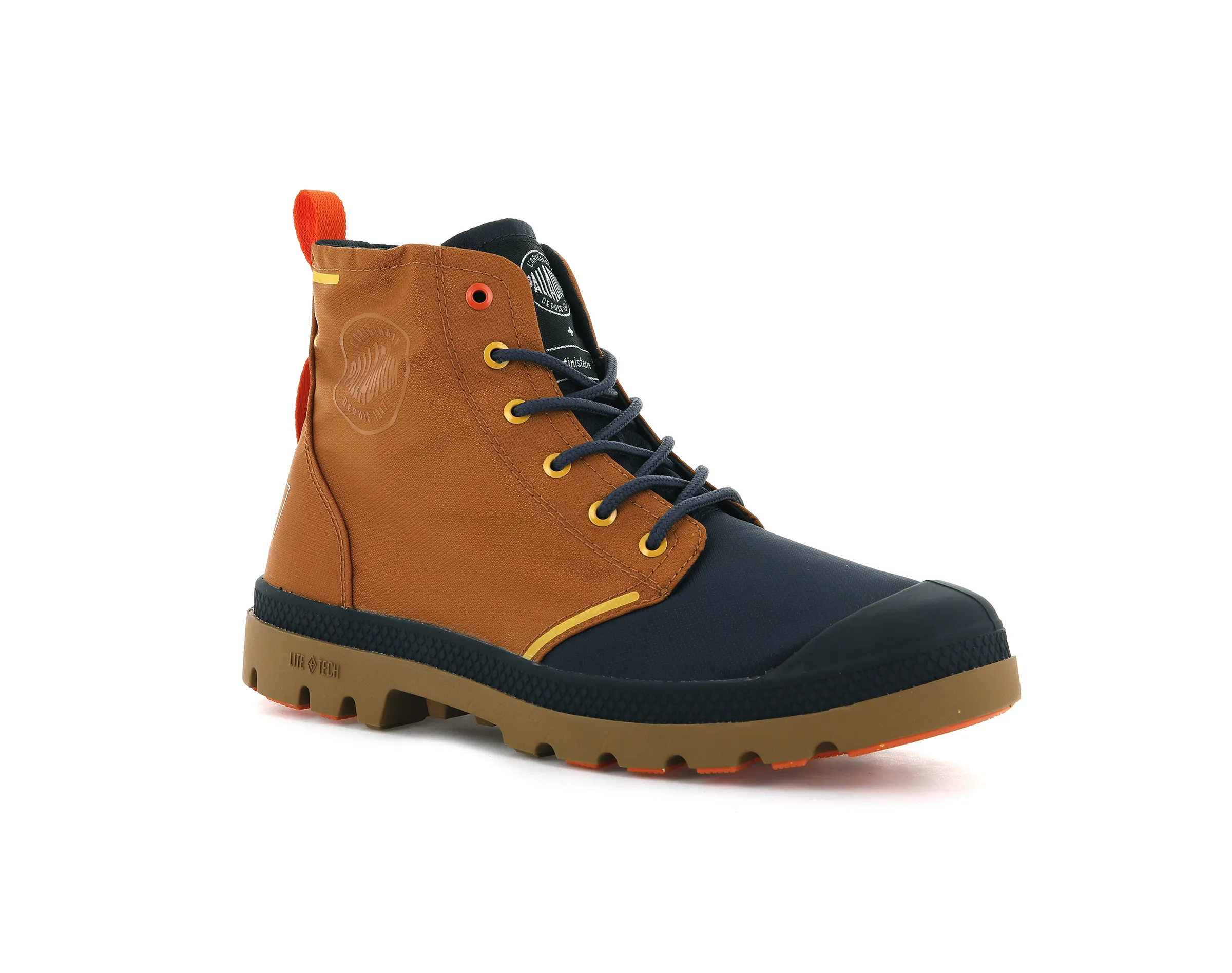 77072-474-M | PALLAFIN RECYCLE | NAVY/TAN sold by Palladium Boots product image thumbnail 2