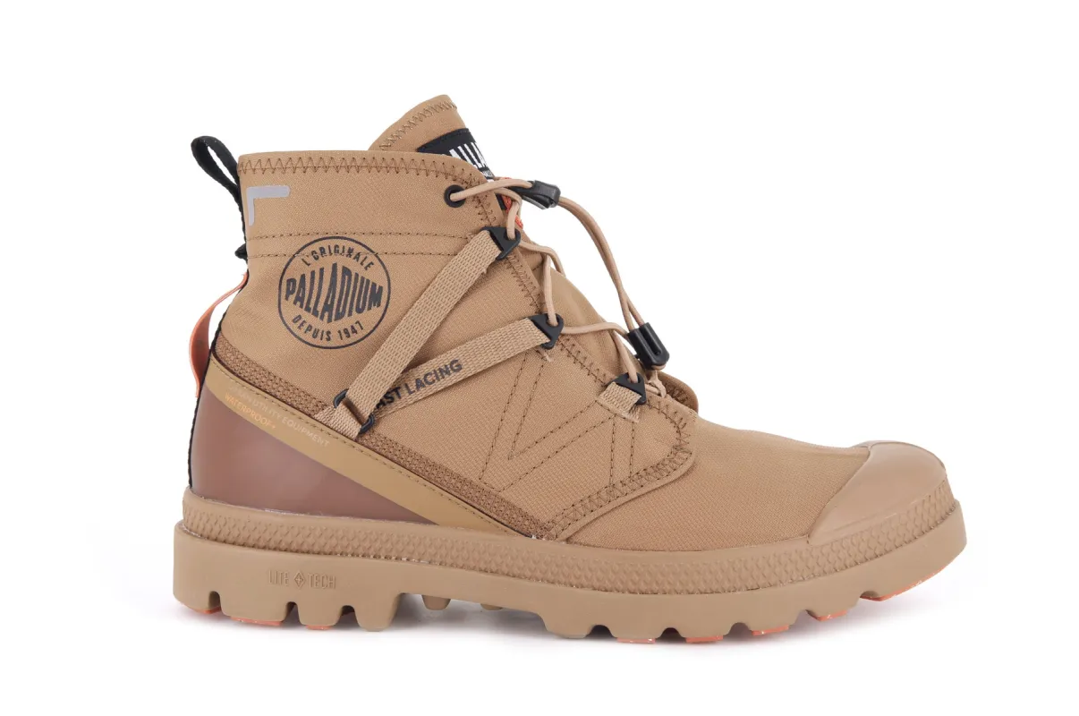 77238-269-M | PAMPA TRAVEL LITE+ WATERPROOF | BROWN SUGAR sold by Palladium Boots