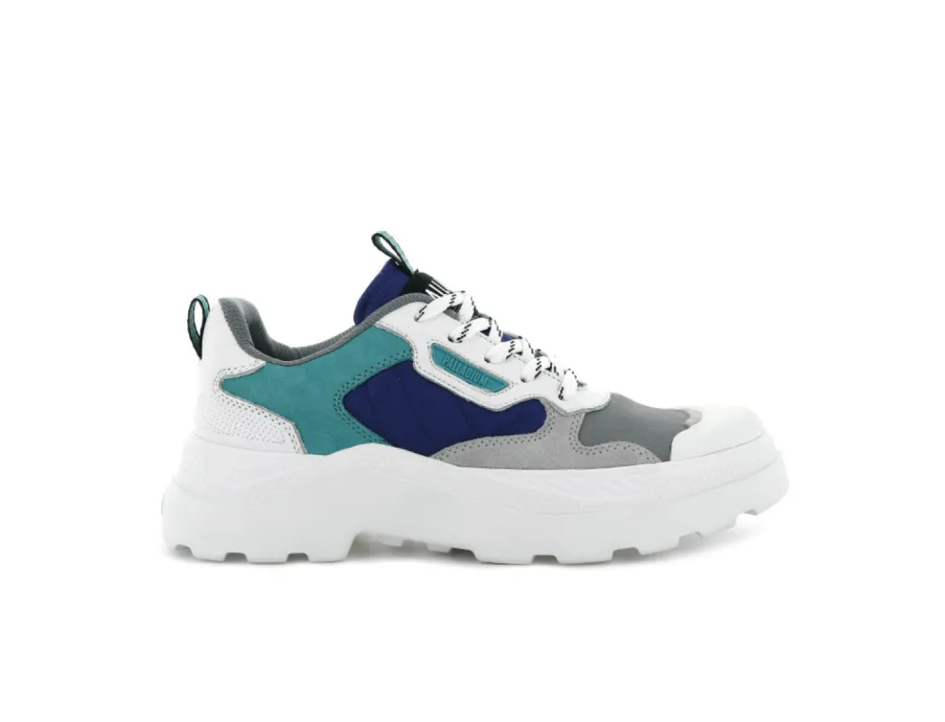 76425-429-M | PALLAKIX 90 LOW | SODALITE BLUE/SPECTRA GREEN sold by Palladium Boots
