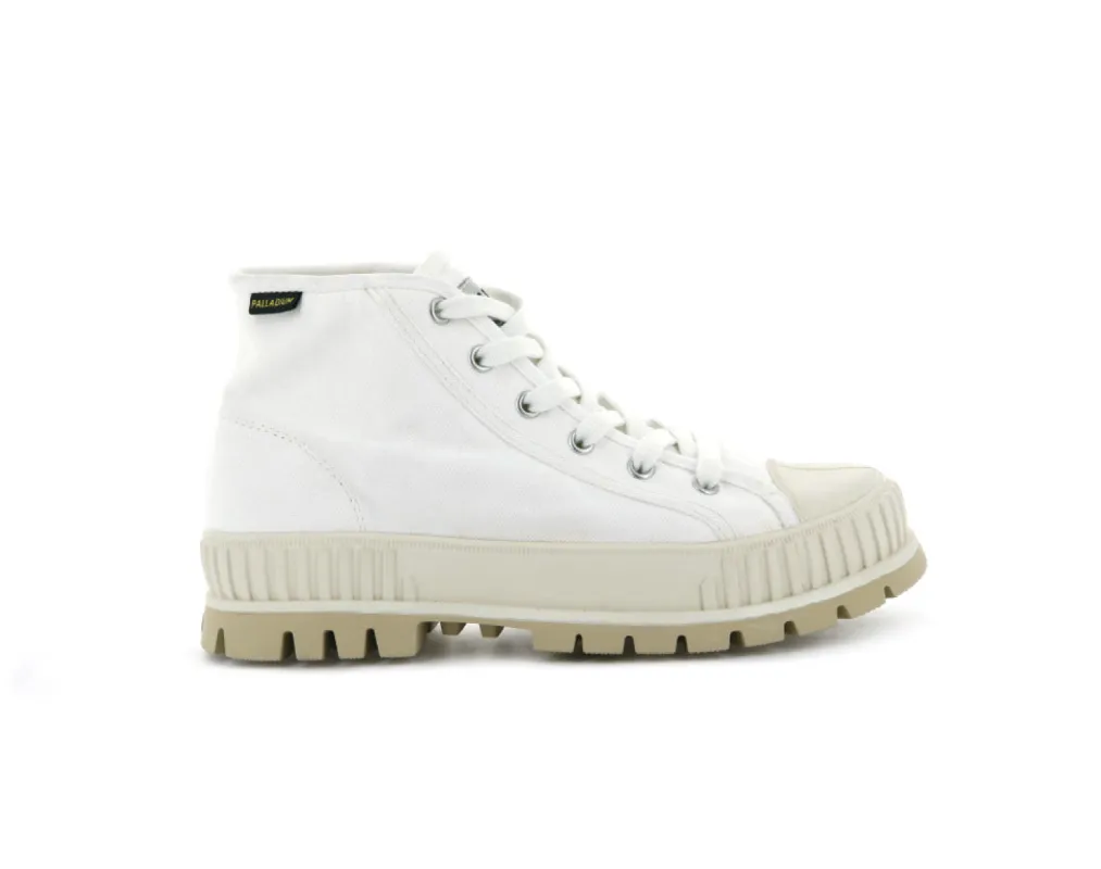 76681-051-M | PALLASHOCK MID OG | MARSHMALLOW sold by Palladium Boots