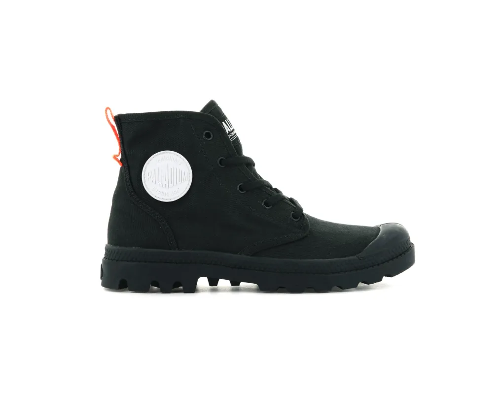 97074-008-M | PAMPA HI TWILL | BLACK/BLACK sold by Palladium Boots