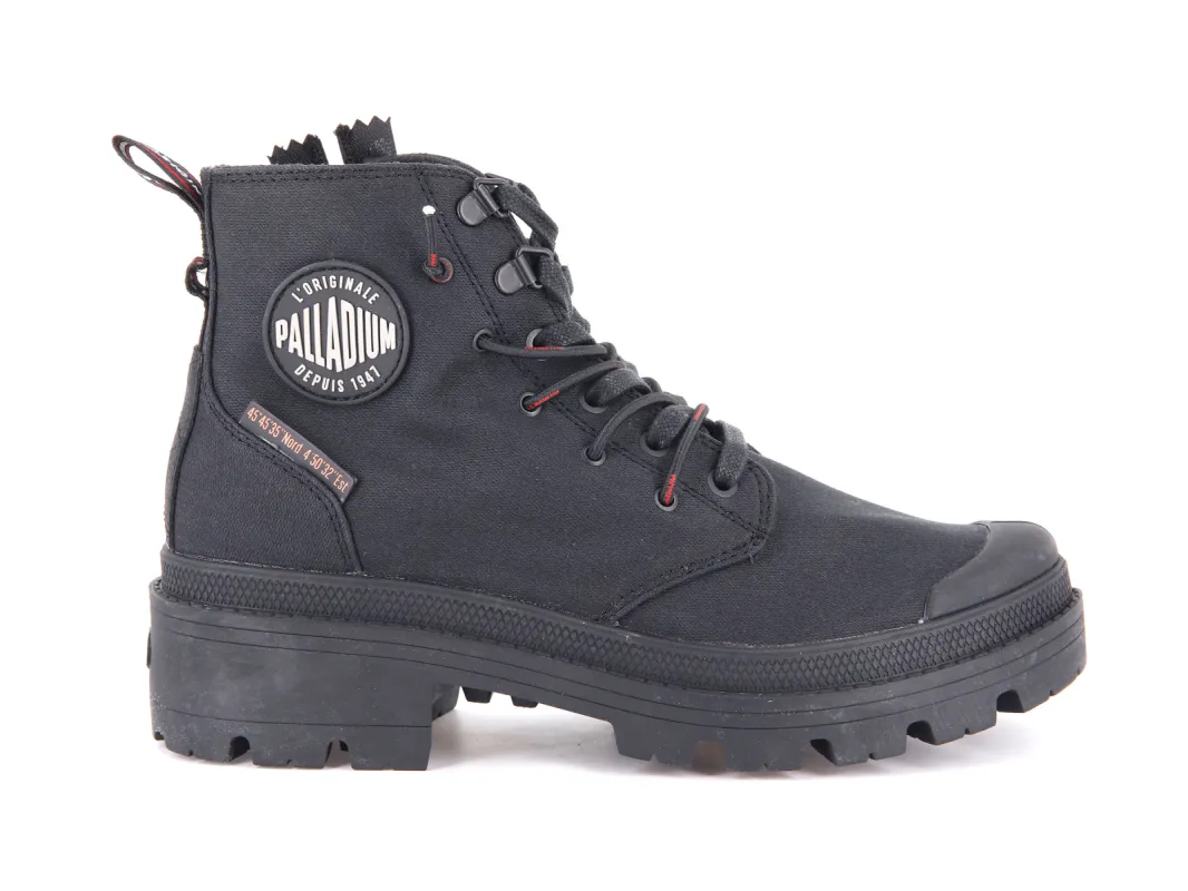 97346-001-M | PALLABASE METRO | BLACK/BLACK sold by Palladium Boots
