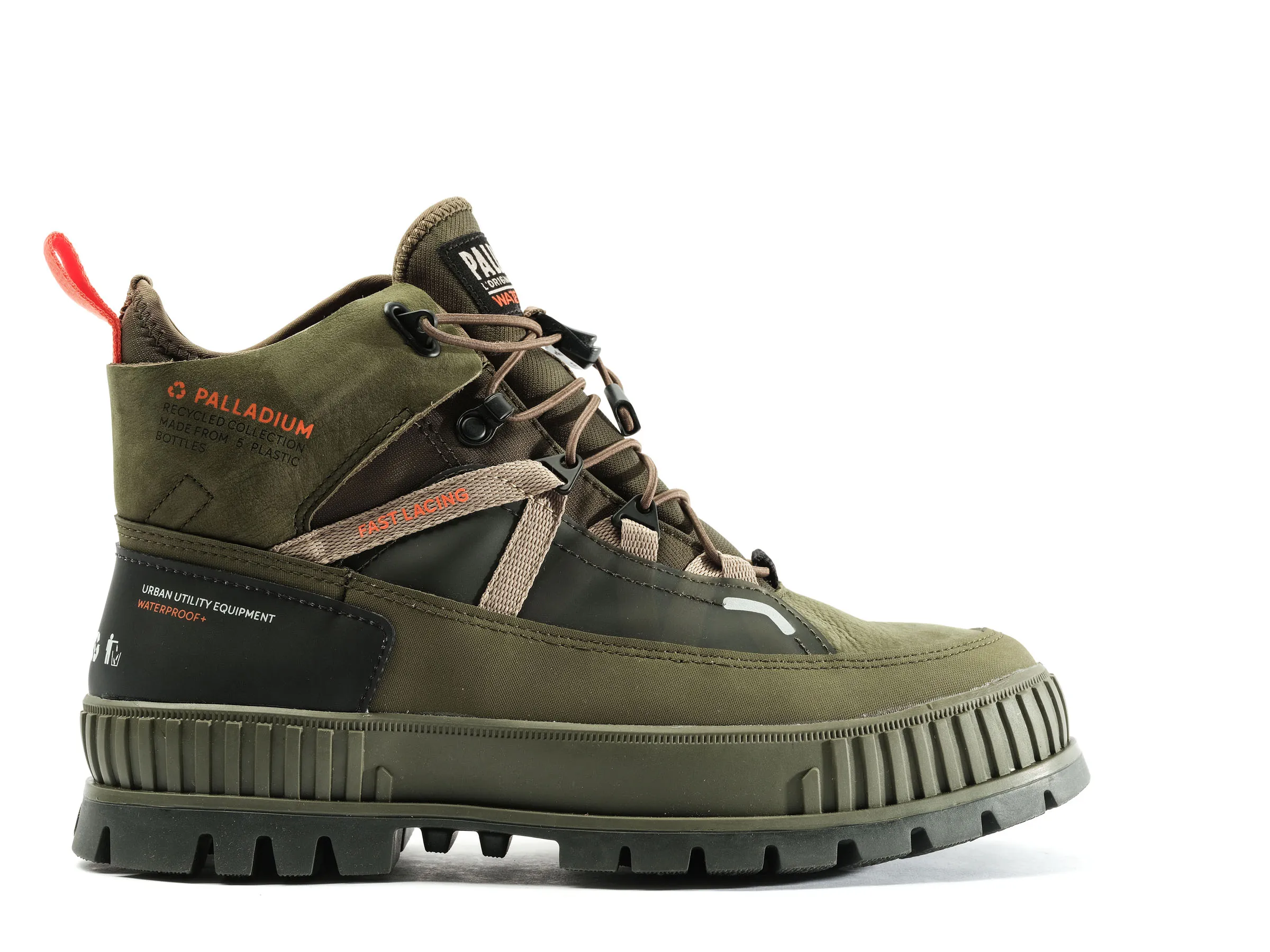 77989-325-M | PALLASHOCK TRAVEL WP+ | OLIVE NIGHT sold by Palladium Boots